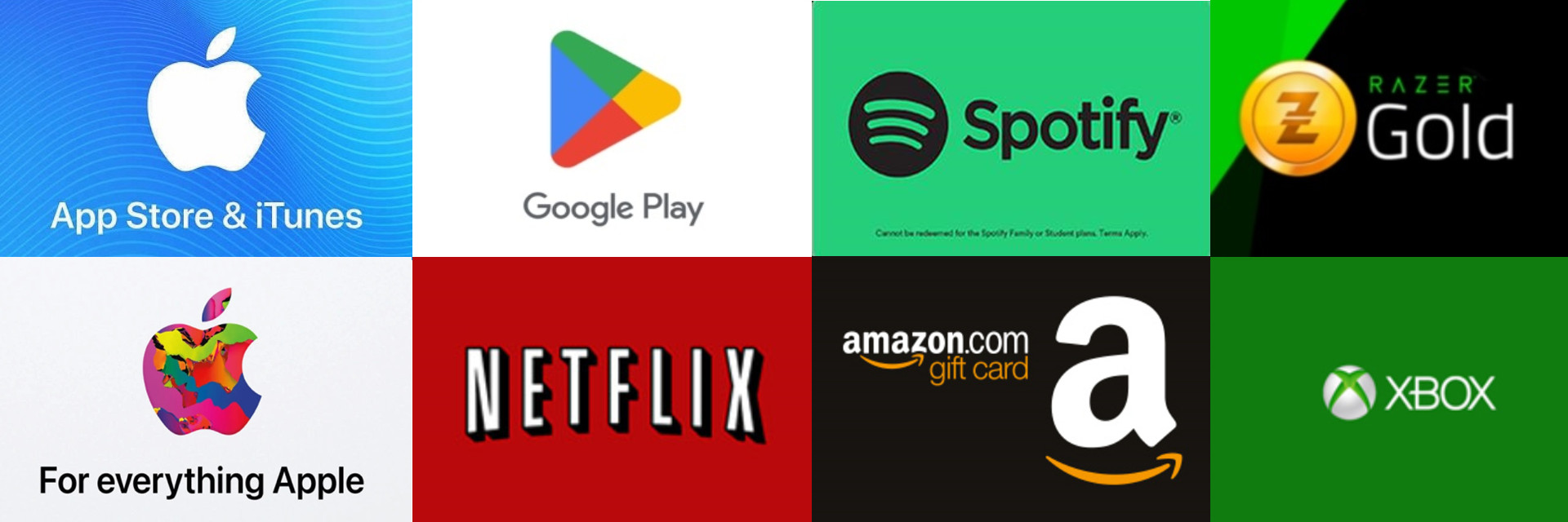 全球苹果 iTunes Gift Card 零售批发